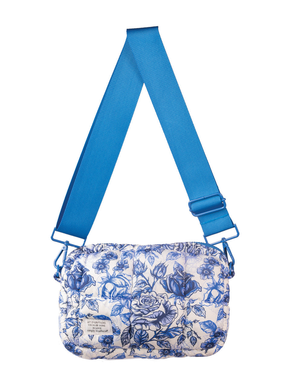 Simply Southern Marshmallow Rose Crossbody Bag