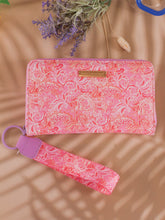 Simply Southern Large Wallet with Wrist Loop in Pink Paisley