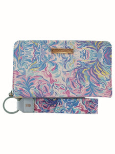 Simply Southern Large Wallet with Wrist Loop in Water Color