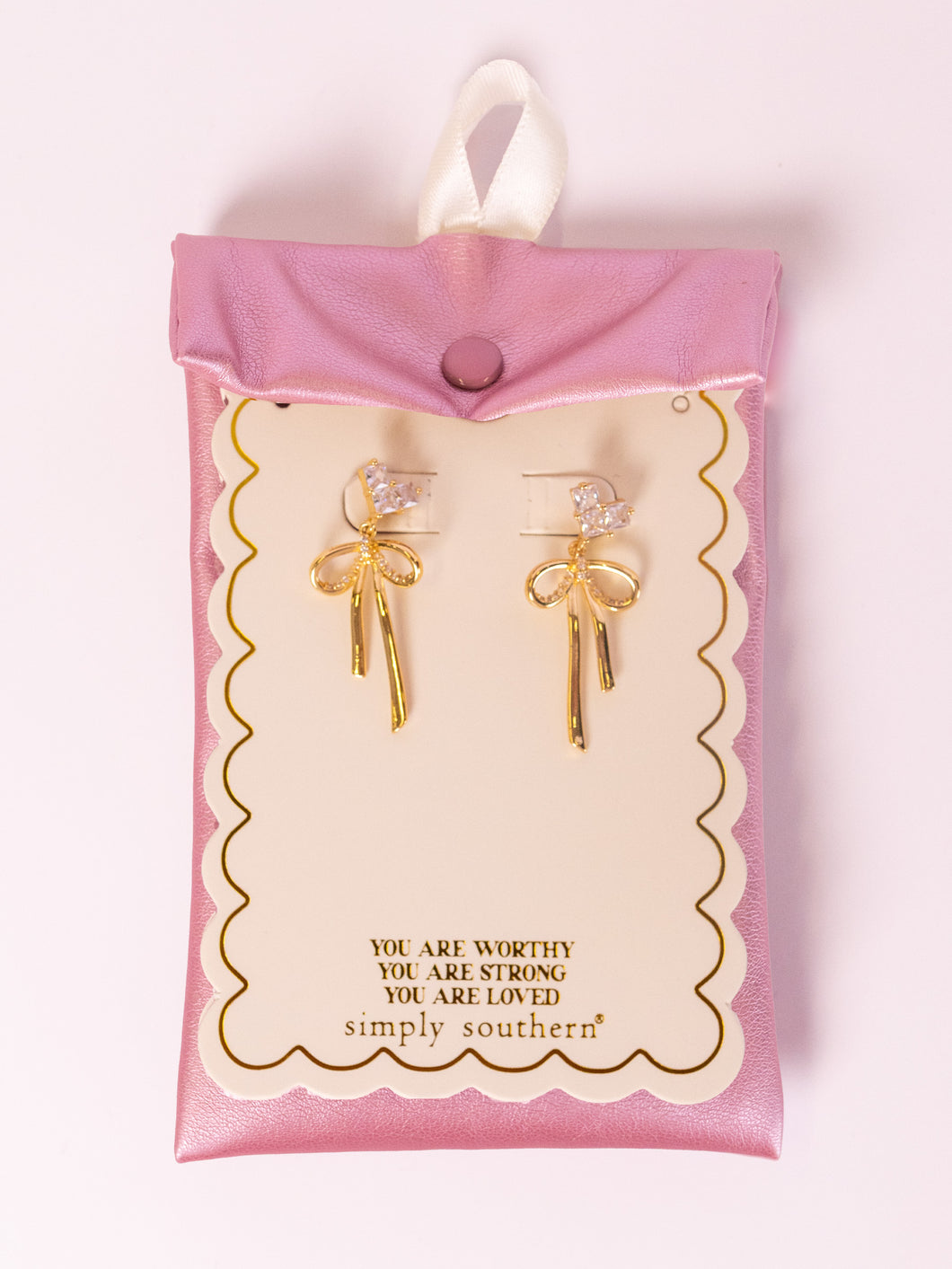 Simply Southern Delicate Bow Earrings