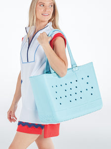 Simply Southern Beach Tote in Sky Blue