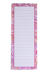 Simply Southern Stationery Lined Notepad Pink Paisley