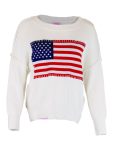 USA Sweater with Ivory Background Simply Southern