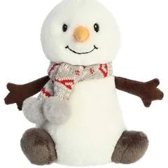 Wren Snowman With Scarf - 10in