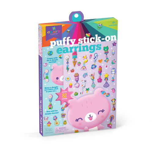 Craft-Tastic Puffy Stick-On Earings