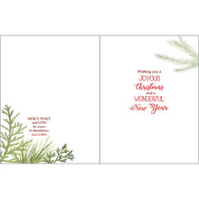 Merry and Blessed Scripture Christmas Card