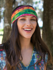 Natural Life Multi Stripe Full Boho Bandeau® Headband