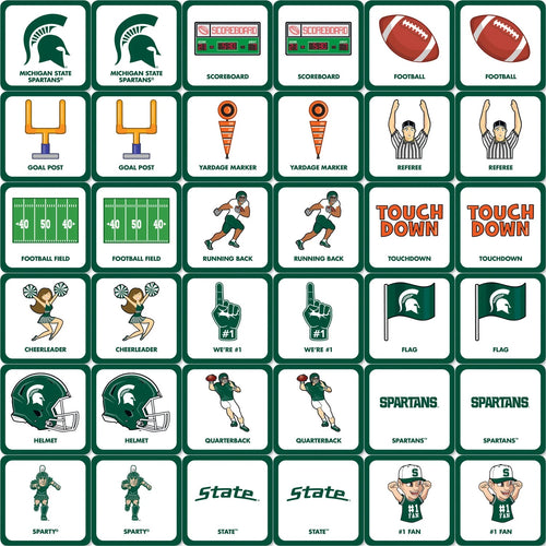 Michigan State Spartans Matching Game