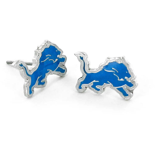 Detroit Lions Logo Post Earrings