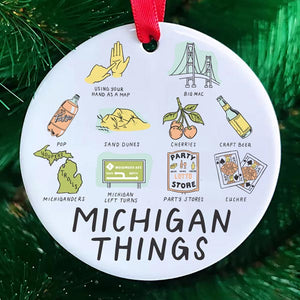 Michigan Things Ornamnet