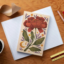 Burgundy Bloom Classic Layflat Journal Notebook