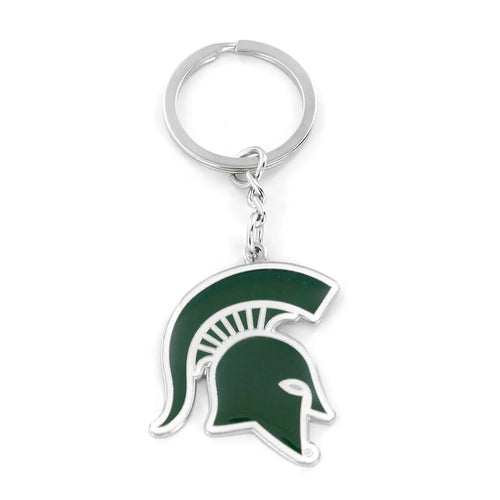 Michigan State Spartans Logo Keychain