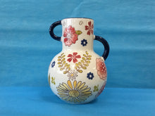 Charming Cottage Stoneware Vase