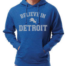 Royal Heather Believe in Detroit Hoodie