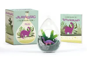 Jurassic Terrarium Kit With tiny dinosaur!