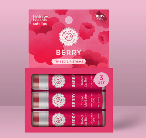 Berry Tinted Lip Balms Set of 3