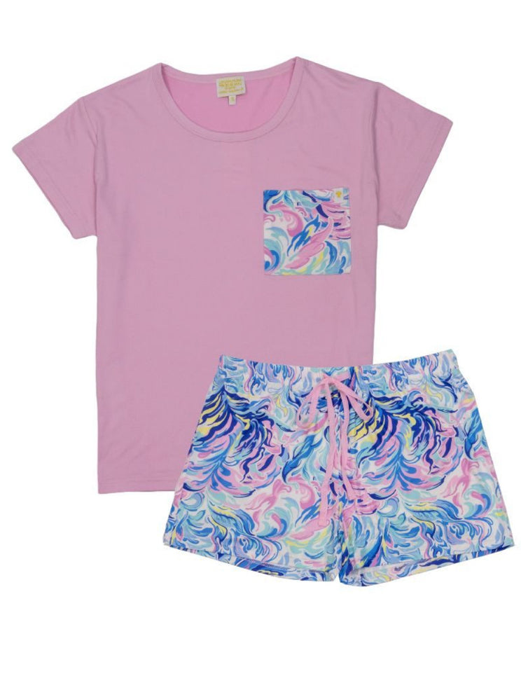 Simply Southern Watercolor T-Shirt Pajama Set