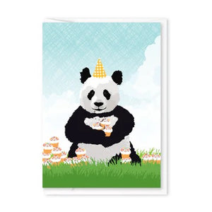 Panda Cupcakes Enclosure Card