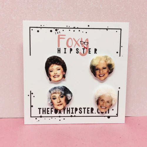 The Golden Girls Stud Earrings