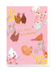 Chicken Birthday Noi Publishing Greeting Card