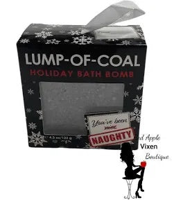 Lump-Of-Coal Holiday Bath Bomb