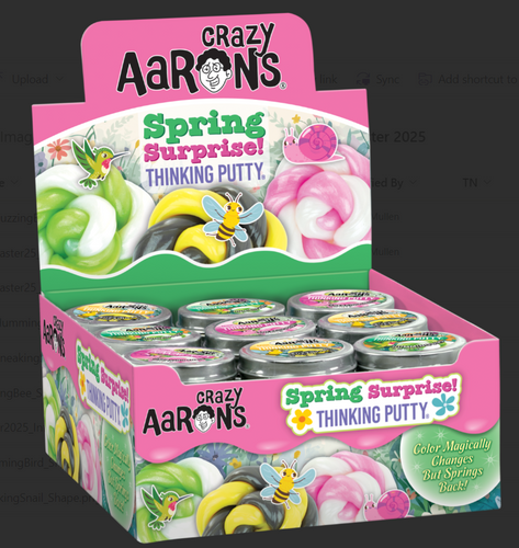 Easter and Spring Mini Putty Tins 2025 from Crazy Aarons