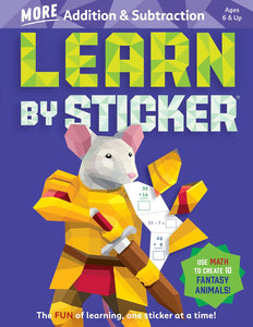 Learn by Sticker: Addition and Subtraction