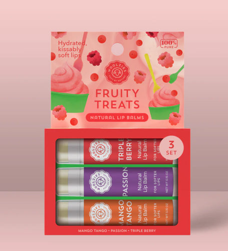 Fruity Treats Lip Balm Set of 3