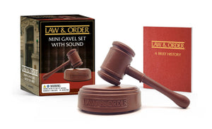 Law and Order Mini Gavel Set