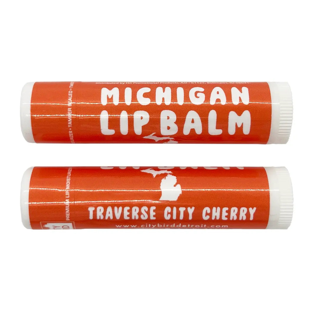 Traverse City Cherry Michigan Organic Beeswax Lip Balm