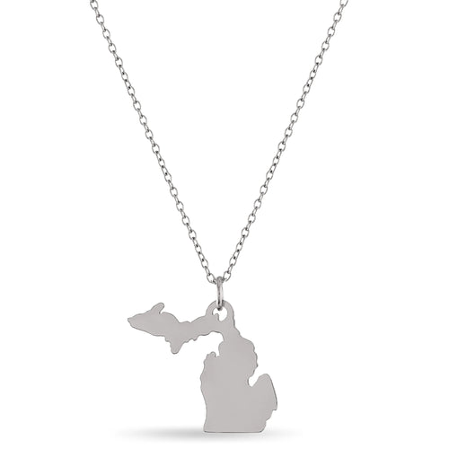 Michigan Necklace - Stainless Steel