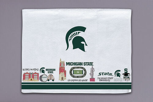 Michigan State Icon Towel