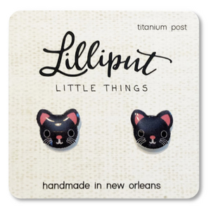 Lilliput Kitty Cat Earrings