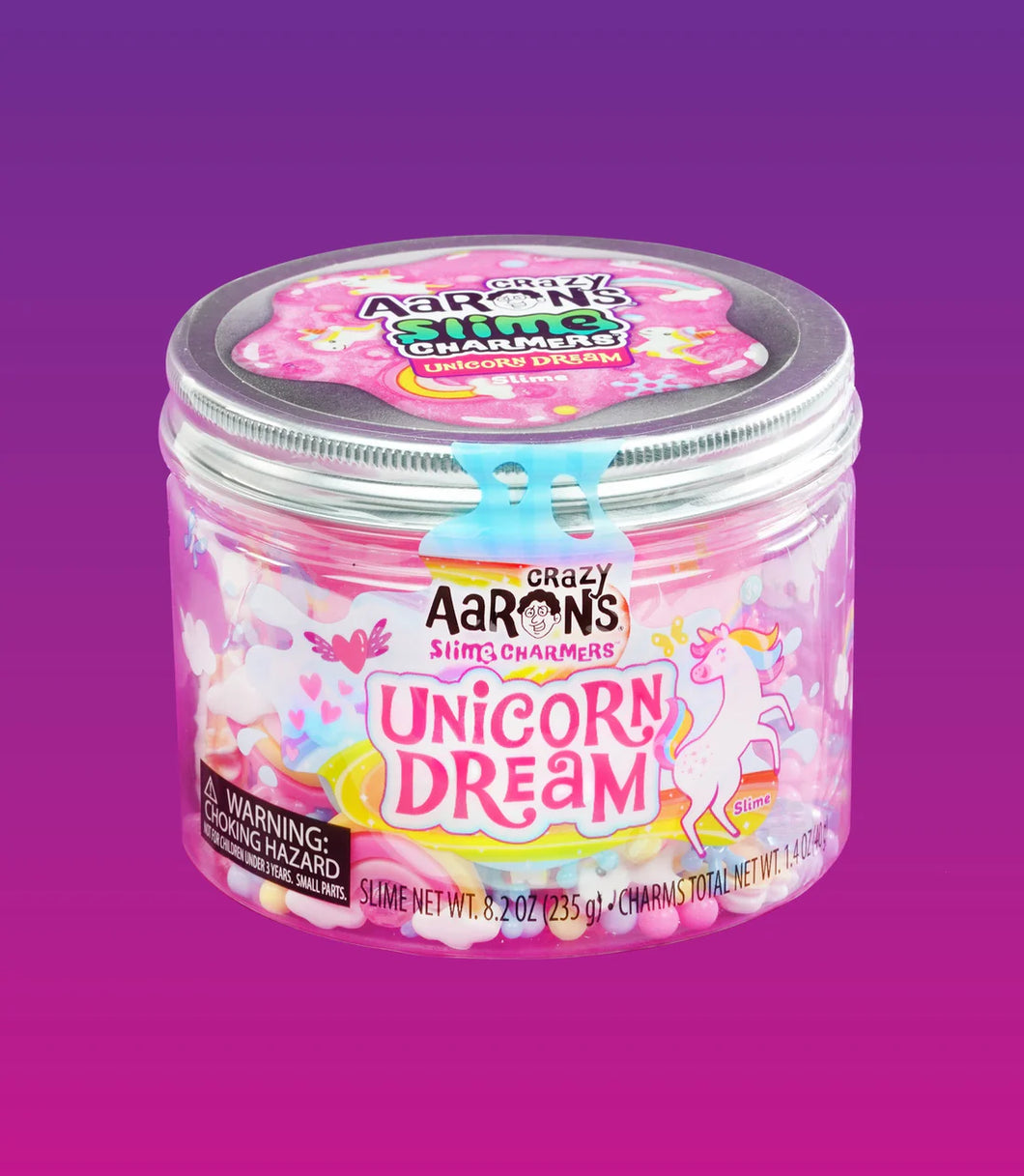 Unicorn Dreams Crazy Aaron’s Slime with Charmers