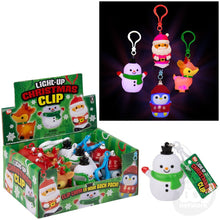 2.5" Light-Up Christmas Clip Ons