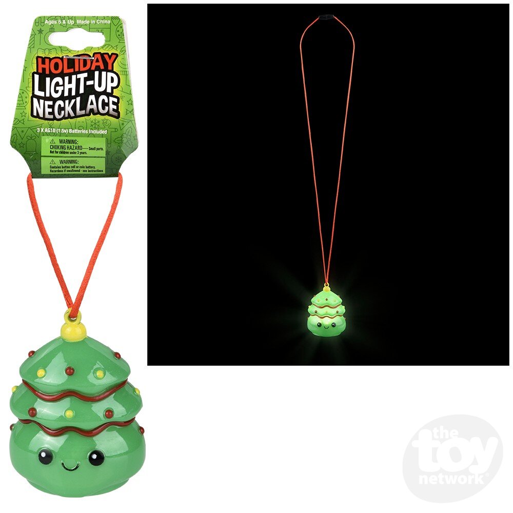 Light-Up Christmas Tree Necklace 36