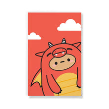 Smoko Tayto Dragon Layflat Journal Notebook