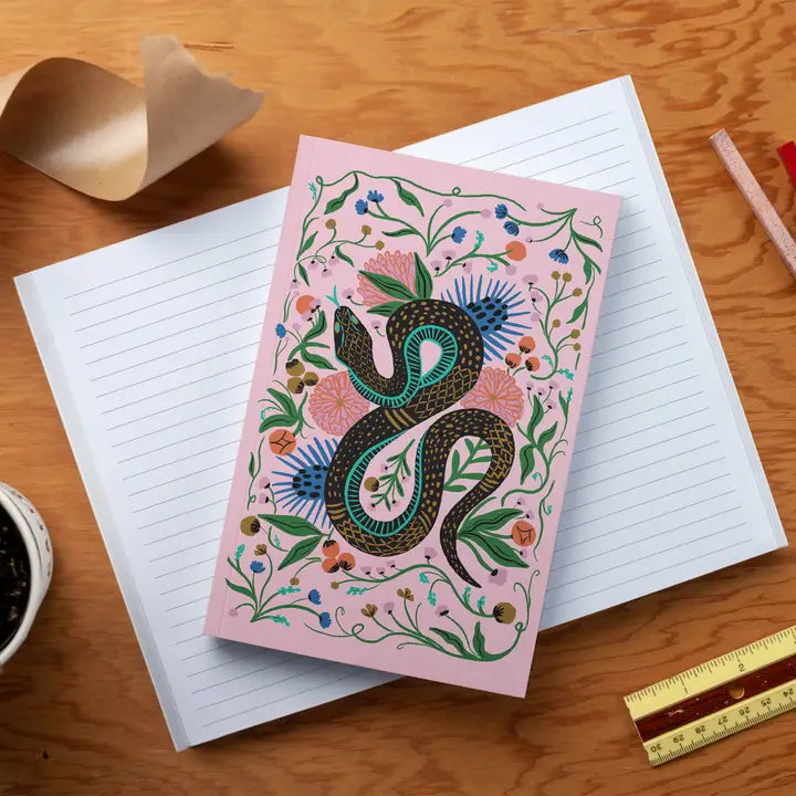 Charmed Snake Classic Layflat Notebook