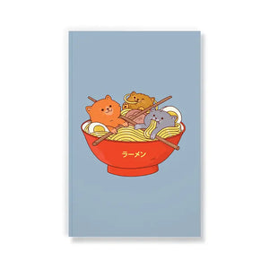 Ramen and Cats Classic Layflat Journal Notebook