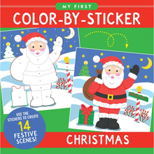 First Color By Sticker - Christmas