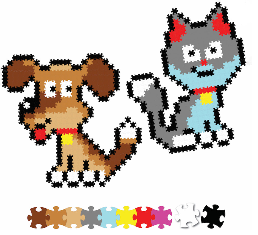 Jixelz 700 Piece Set: Playful Pets