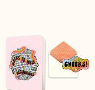 Cheers To New Beginnings Deluxe Greeting Card