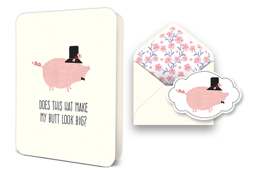 Does My Butt Look Big? Deluxe Greeting Card