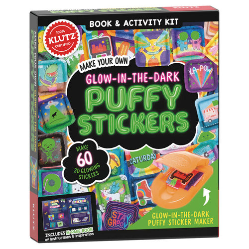 Make Your Own Glow-in-the-Dark Puffy Stickers