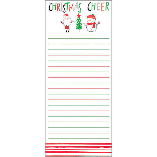 Christmas Cheer Holiday List Pad